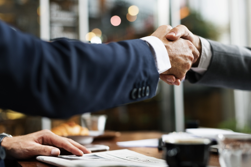 Business Handshake Success Deal Concept